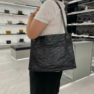 ysl/圣罗兰shopping bag链条女包新款v纹单肩腋下托特包以舟代购