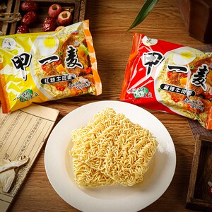 甲一麦方便面怀旧干吃
