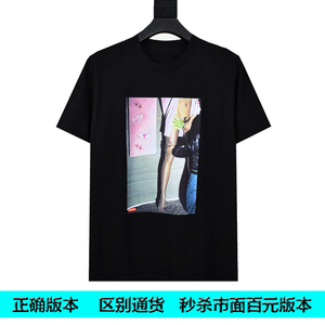 (现货多款)22年美潮牌supreme短袖t恤性感模特圣经全息小丑抱猫