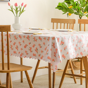 网红爆款桌布歺餐桌垫桌子垫子防水可擦洗厨房ins风长方形露营用