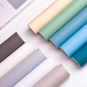 纯色加厚厨房防水防油防潮自粘背景墙纸橱柜衣柜家具卧室翻新贴纸