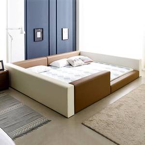 二胎亲子大床家庭组合床三胎床3米超大皮床矮床加宽加大科技布床