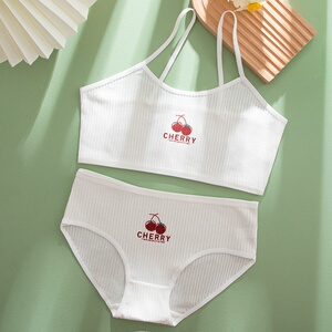 正品巴拉巴拉【套装】纯棉女童内衣内裤发育期中大童小学生7-15岁