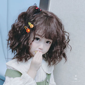 假发女空气刘海玉米烫