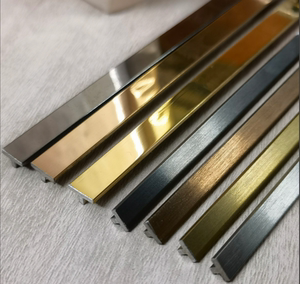 304不锈钢装饰条t型实心拉丝金属收边木柜门框嵌条吊顶包边线条