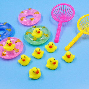 Bath toy Bathroom Baby toy Rubber Duck Animal call Beach Swi