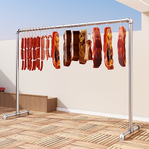 腊肉架子熏晒腊货架脆皮五花肉架子挂肉架晾肉架晒鱼架挂腊肉架子