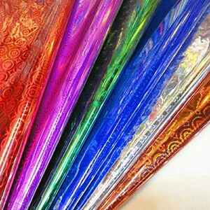 金色包装纸镭射纸  亮光纸礼品盒塑料纸闪光纸70*100cm送拉花