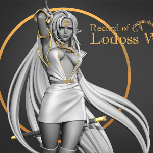 蒂德莉特 罗德岛战记 精灵女 3d打印数据 stl模型图纸动漫游戏