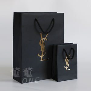 圣罗兰ysl香水礼袋口红礼盒520限定礼盒礼品袋礼品盒子手提袋纸袋