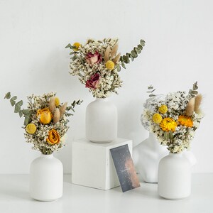 日本卫生间装饰品小摆件网红浴室洗漱台花艺干花摆设轻奢北欧风.