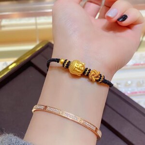 金佛头手链