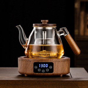玻璃煮茶壶大容量蒸煮茶器耐高温加厚烧水壶家用多功能养身煮水壶