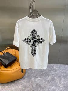 克罗心短袖男烫钻