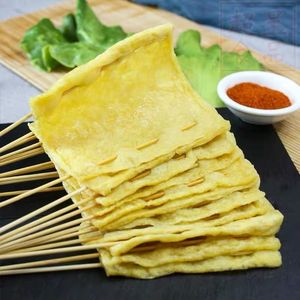 大冲泉水豆皮串豆腐串商用30支豆腐皮烧烤冷冻麻辣烫关东煮素食