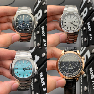 全新百达翡6002丽鹦鹉螺机械男表星空5726古典6104手表女表机芯