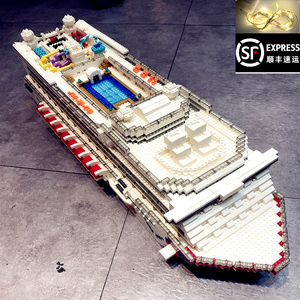 乐高豪华游轮积木星梦号模型成人高难度大型轮船拼装玩具益智礼物