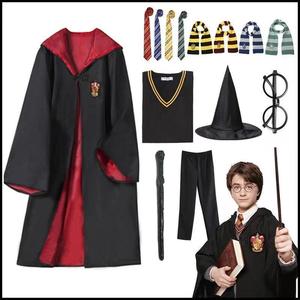 哈利波特衣服魔法袍cos服全套格兰芬多儿童扮演巫师校服斗蓬周边