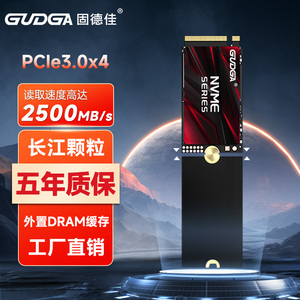 固德佳M.2固态硬盘 NVMe 长江存储颗粒 PCIe3.0 2242可转2280 SSD