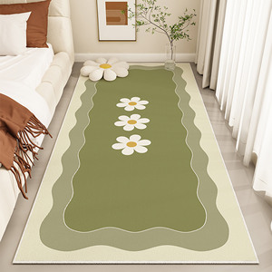 地毯卧室床边毯奶油风儿童房间主卧床前垫子客厅2024新款家用地垫