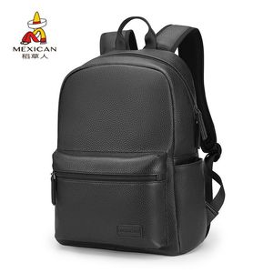 稻草人稻草人男士双肩背包学生韩版潮流书包多功能大容量休闲旅行