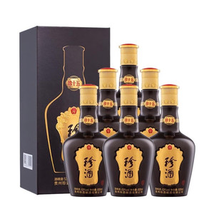 珍酒珍十五53度酱香型白酒500ml*6瓶整箱装