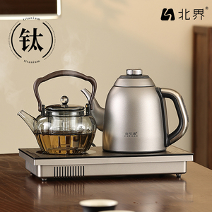 纯钛自动上水烧水壶茶桌嵌入式泡茶专用电陶炉煮茶保温一体电茶炉