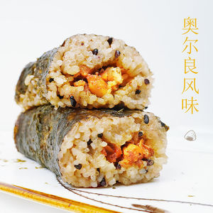 海苔饭团奥尔良味鸡肉米饭糯米鸡速冻半成品早餐加热即食速食寿司