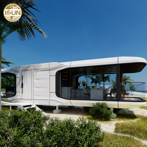 爱晟集装箱移动房太空舱民宿酒店办公室别墅房车露营地景区定制