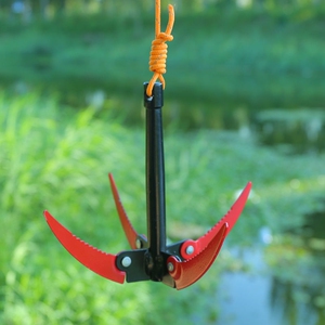 开草洞神器水草刀钓鱼水草清理刀拉草刀折叠水水草锚钩水草锚