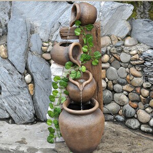 造型鱼缸室内过滤器景观摆设配件加湿养鱼盆水缸造景全龙旗舰店