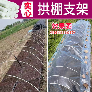 菜地支架玻璃钢纤维棒蔬菜棚骨架家用蔬菜棚架蔬菜大棚防虫拱棚架