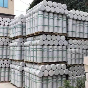 石墩广场隔离圆柱石雕惠安花岗岩石材路标中式阻车石桩子0人付款37