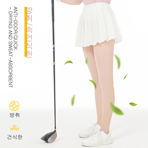 高尔夫防晒丝袜冰感速干一体冰丝无缝golf球女士韩国打底裤踩脚