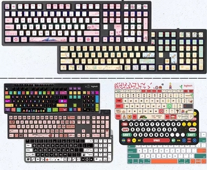 键帽贴纸台式机笔记本电脑彩贴可爱个性贴膜键盘贴纸按键改色通用