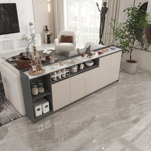 客厅沙发后背柜横厅隔断餐边柜简约超薄收纳柜可定制家用岩板岛台