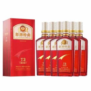 郎酒郎牌特曲t3精英版42度500mlx6瓶浓香型礼盒装纯粮食白酒整箱
