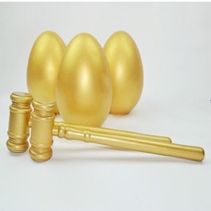 砸金蛋锤子专用砸金蛋木锤精品法官锤金蛋硬专用大木专用