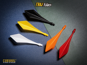 cuesoul/q獣3支装ak8一体飞镖叶纯色钻石标叶赛级尾巴翼用品配件