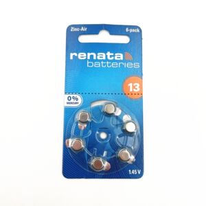 瑞士renata电池 锌空气助听器电池a13 1.