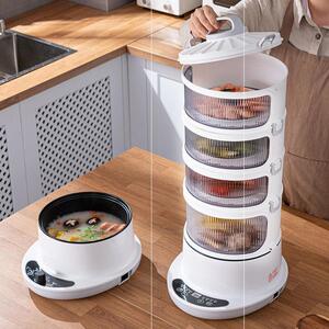 保温菜罩电加热智能冬季多功能插电多层家用餐桌罩子饭菜保温神器