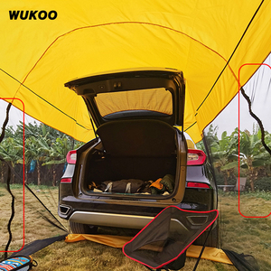wukoo 车尾帐篷防水户外露营野外尾门帐篷带蚊帐自驾游天幕防晒棚
