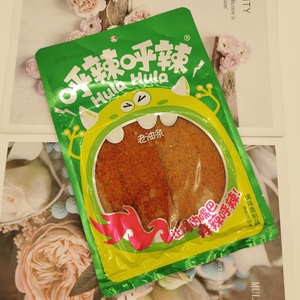 呼辣老油条80g辣条5袋装大辣片休闲零食老牌子便宜经典怀旧整箱