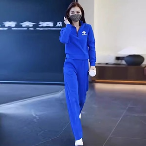 休闲套装女装卫衣2024春季新款时尚气质运动服洋气跑步服两件套潮