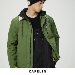 Capelin男款单板滑雪服教练夹克防水防风透湿保暖户外运动雪服