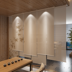 新中式隔断卷帘