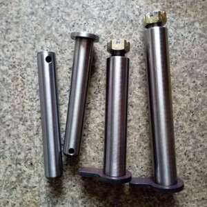 新品i挖掘机新源远山挖机657v5通用轴50m40光轴带盘螺丝纹斗轴