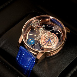 天体陀飞轮手表男捷克豹高级感男款机械表男士十大品牌表名牌男表