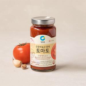 韩国进口清净园意大利面酱番茄酱料奶油通心粉辣椒口味拌面酱600g