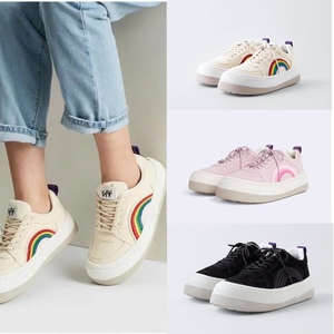 现货 eytys泫雅 杨超越 lisa同款 休闲百搭彩虹运动鞋 厚底帆布鞋